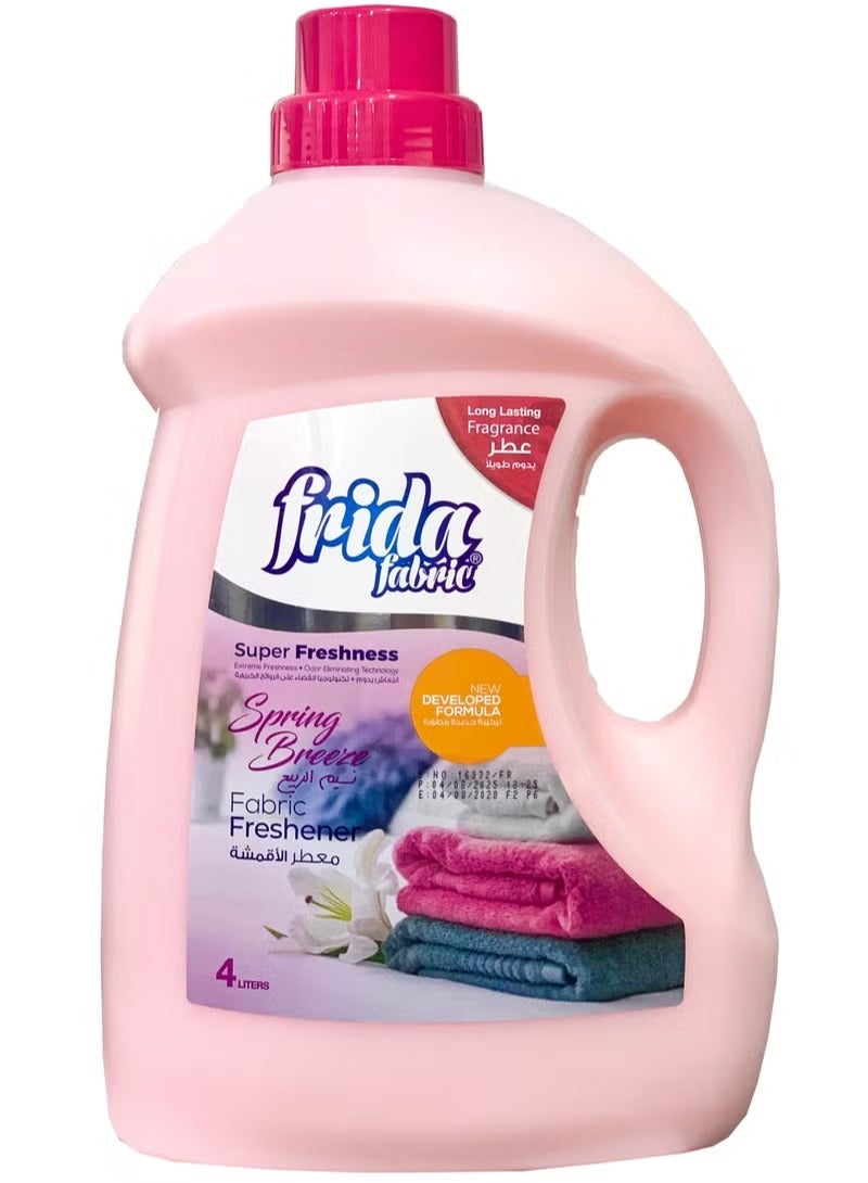 Frida Fabric Softener with Spring Breeze Scent, 4 Liters - Image 1